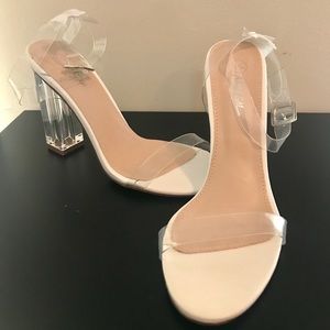 Nasty Gal Clear Heel.